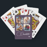 Design Your Own 4 Photo Personalized Name Casinokort<br><div class="desc">Unleash your creativity with our Design Your Own 4 Photo Personalized Name Poker Cards! These custom playing cards allow you to upload and showcase four of your favorite photos, making game night even more special and memorable. Perfect for poker enthusiasts, family gatherings, or as a unique gift for any occasion,...</div>