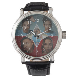 Design Your Own 5 Photo Collage Armbandsur