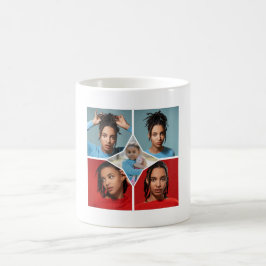 Design Your Own 5 Photo Collage Kaffemugg