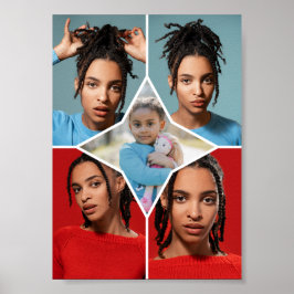 Design Your Own 5 Photo Collage Poster
