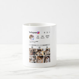 Design Your Own 7 Photo Collage Kaffemugg