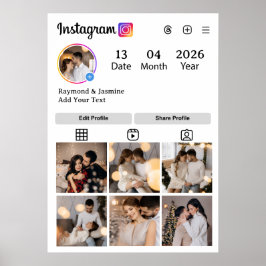 Design Your Own 7 Photo Collage Poster