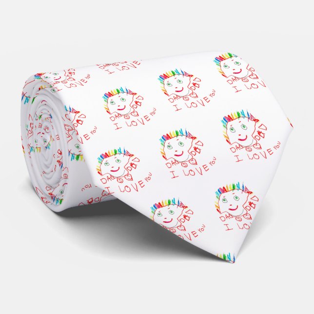 Design Your Own Custom Tie with Your Child's Art Slips (Rullad)