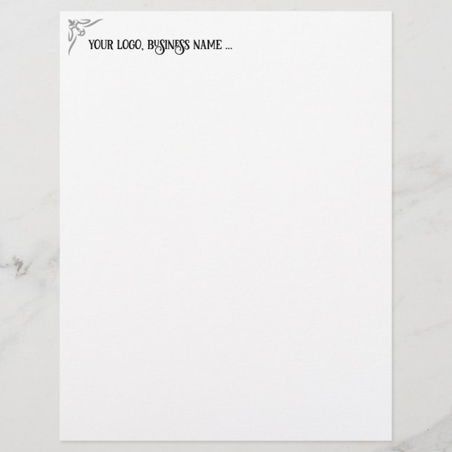 design your own letterhead template (Framsida)