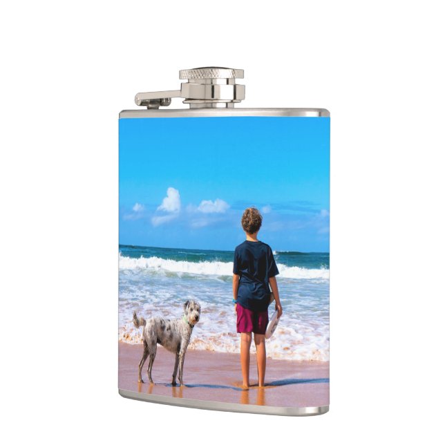 Design Your Own Pet Photo Flask Fickplunta (Vänster)