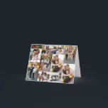 Designa din egen 10-foto collage helgkort<br><div class="desc">Anpassa din egen personliga fotografering. Du kan skapa denna anpassade produkt för speciella tillfällen som bröllop,  födelsedagar,  jul,  helgdagar,  minnesstunder,  examen,  årsdagar och mer. Det kan också ges som en present till din bästa vän,  nära vän,  familj och släktingar.</div>
