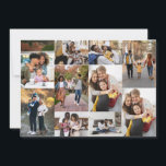 Designa Din Egen 10 Fotos Kollage Julkort<br><div class="desc">Anpassa din egen personliga fotografering. Du kan göra denna anpassade produkt för speciella tillfällen som bröllop,  födelsedagar,  jul,  helgdagar,  minnesstunder,  examen,  årsdagar och mer. Det kan också ges som en present till din bästa vän,  nära vän,  familj och släktingar.</div>