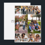 Designa Din Egen 10 Fotos Kollage Julkort<br><div class="desc">Anpassa din egen personliga fotografering. Du kan skapa denna anpassade produkt för speciella tillfällen som bröllop,  födelsedagar,  jul,  högtider,  minnesstunder,  examen,  årsdagar och mer. Det kan också ges som en present till din bästa vän,  nära vän,  familj och släktingar.</div>