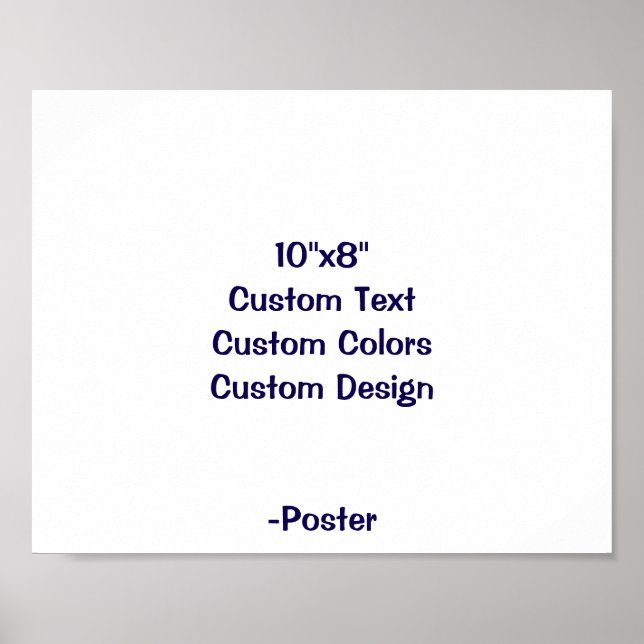 Designa din egen 10"x8" Matt Poster (Framsidan)