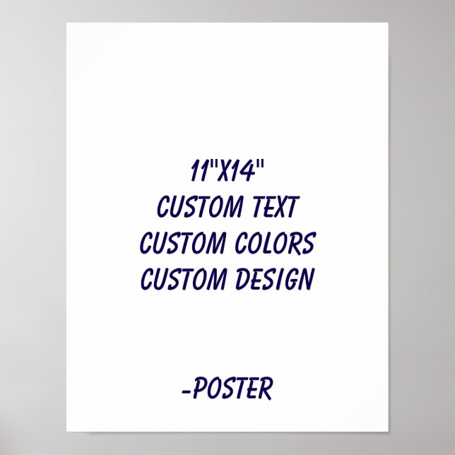 Designa din egen 11"x14" matta poster (Framsidan)