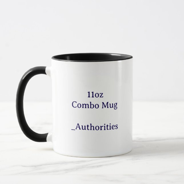 Designa din egen 11oz kombinationsmugg mugg (Vänster)