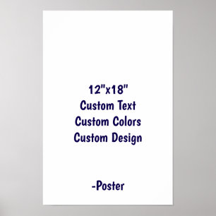 Designa din egen 12"x18" Matt Poster