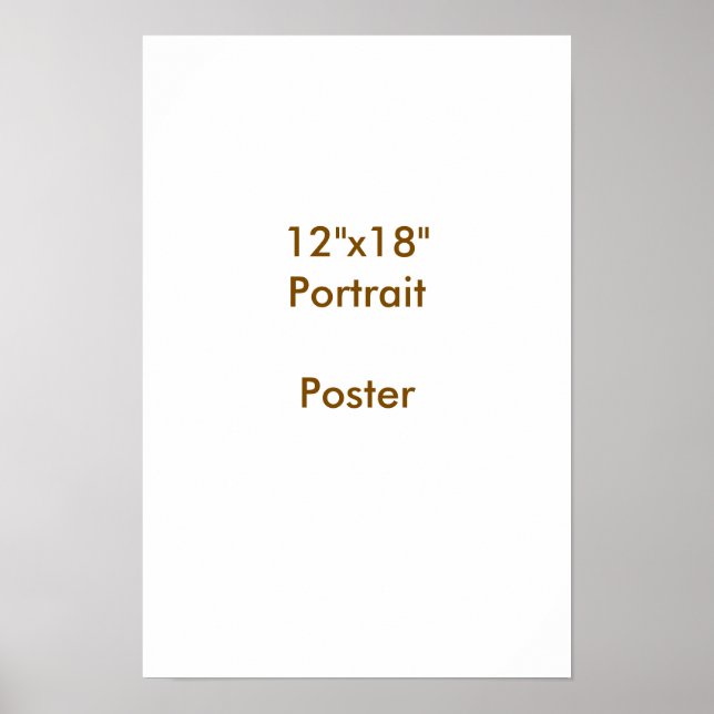 Designa din egen 12"x18" poster (Framsidan)
