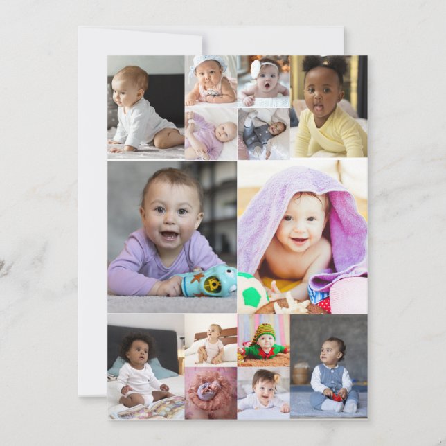 Designa Din Egen 14 Fotosammanställning Anteckningskort (Framsida)