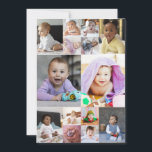 Designa Din Egen 14 Fotoskollage Anteckningskort<br><div class="desc">Anpassa din egen personliga fotografering. Du kan göra denna anpassade produkt för speciella tillfällen som bröllop,  födelsedagar,  jul,  helgdagar,  minnesstunder,  examen,  årsdagar och mer. Det kan också ges som en present till din bästa vän,  nära vän,  familj och släktingar.</div>