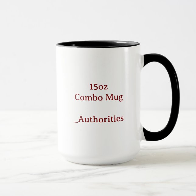Designa din egen 15oz kombinationsmugg mugg (Höger)