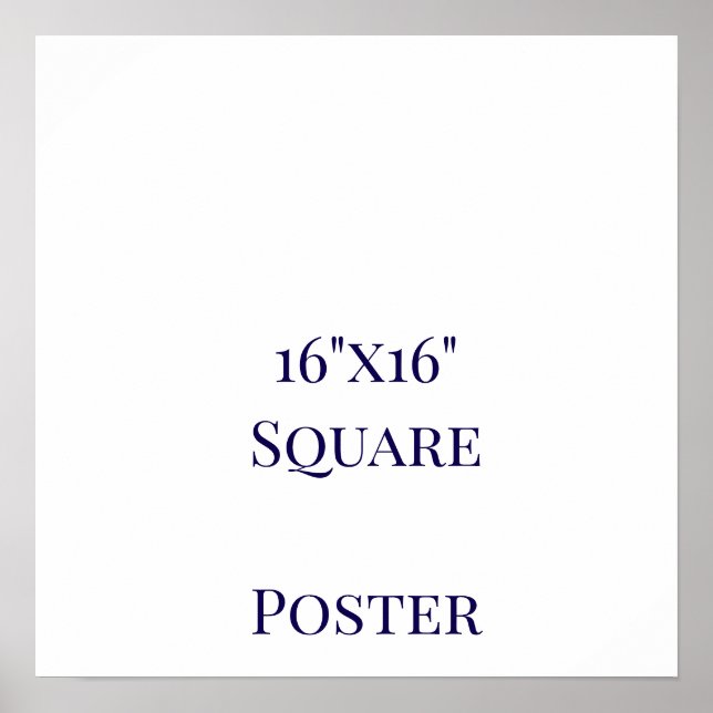 Designa din egen 16"x16" poster (Framsidan)