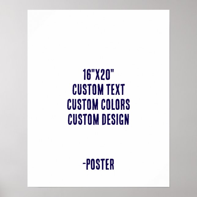 Designa din egen 16"x20" Matt Poster (Framsidan)