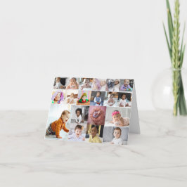 Designa din egen 19-foto collage kort
