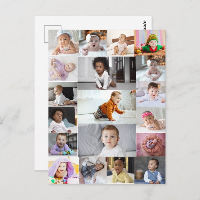 Designa Din Egen 19 Fotosammanställning  Vykort (Fram/baksida)