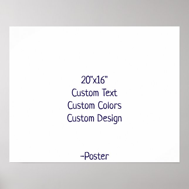 Designa din egen 20"x16" Matt Poster (Framsidan)