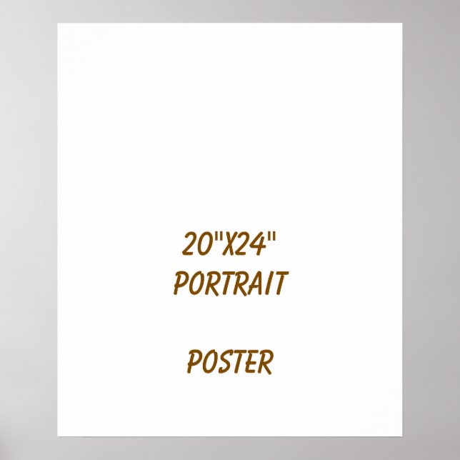 Designa din egen 20"x24" poster (Framsidan)