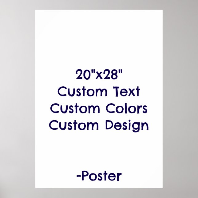 Designa din egen 20"x28" Matt Poster (Framsidan)