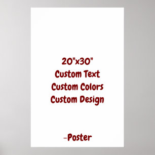 Designa din egen 20"x30" Matt Poster