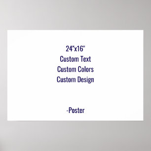 Designa din egen 24"x16" Matt Poster