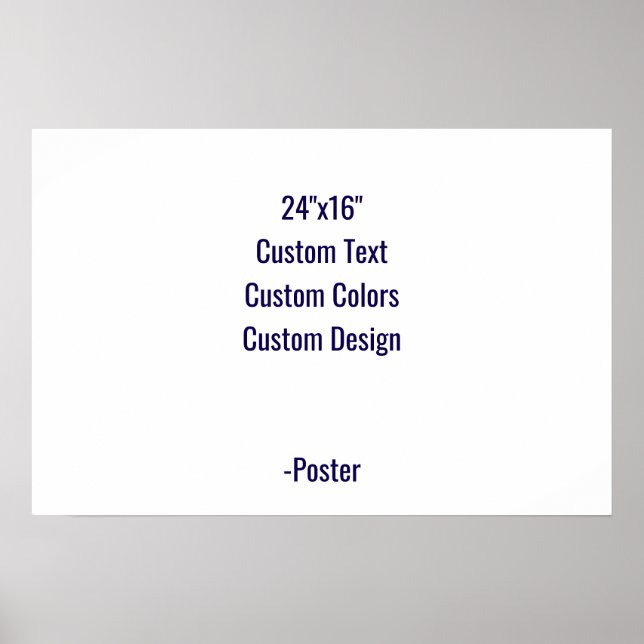 Designa din egen 24"x16" Matt Poster (Framsidan)