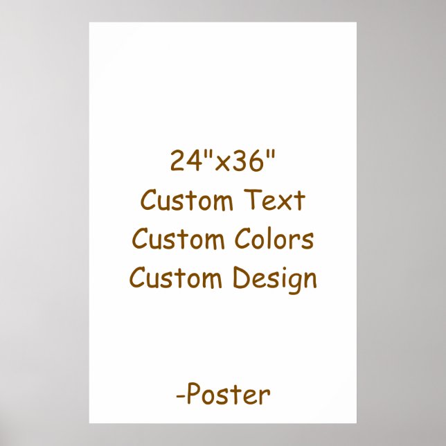 Designa din egen 24"x36" Matt Poster (Framsidan)