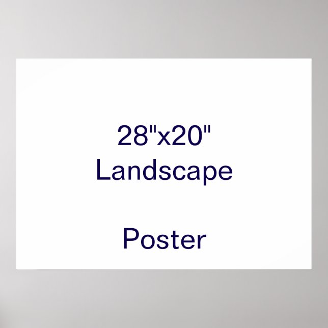 Designa din egen 28"x20" poster (Framsidan)