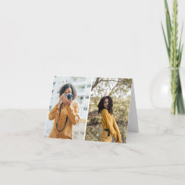 Designa Din Egen 2 Foto Collage Kort