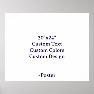 Designa din egen 30"x24" Matt Poster