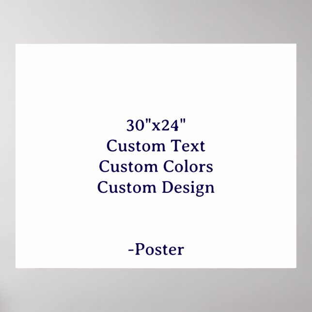Designa din egen 30"x24" Matt Poster (Framsidan)