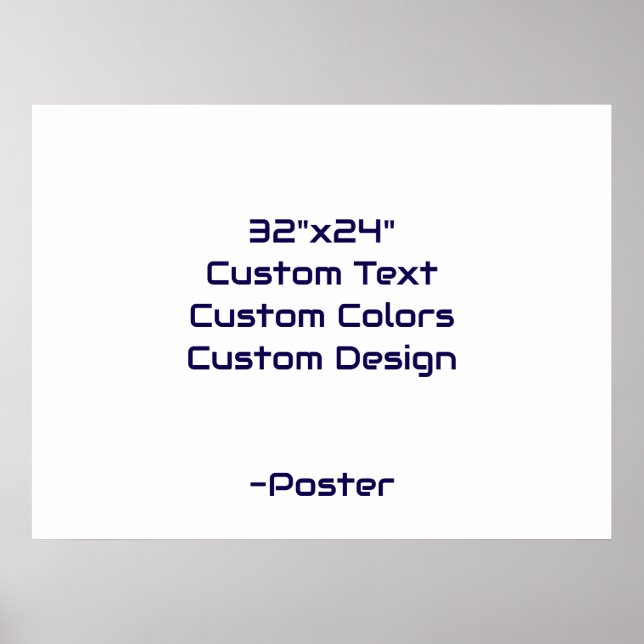 Designa din egen 32"x24" Matt Poster (Framsidan)
