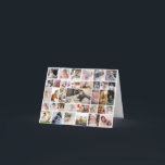 Designa din egen 35-foto collage kort<br><div class="desc">Anpassa din fotografering. Du kan göra denna anpassade produkt för speciella tillfällen som bröllop,  födelsedagar,  jul,  helgdagar,  minnesstunder,  examen,  årsdagar och mer. Det kan också ges som en present till din bästa vän,  nära vän,  familj och släktingar.</div>