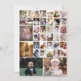 Designa din egen 35-foto collage kort