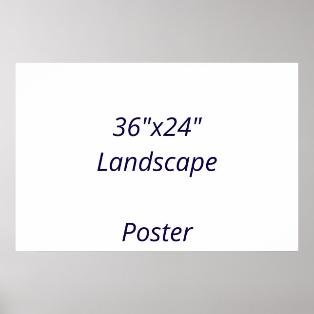 Designa din egen 36"x24" poster (Framsidan)
