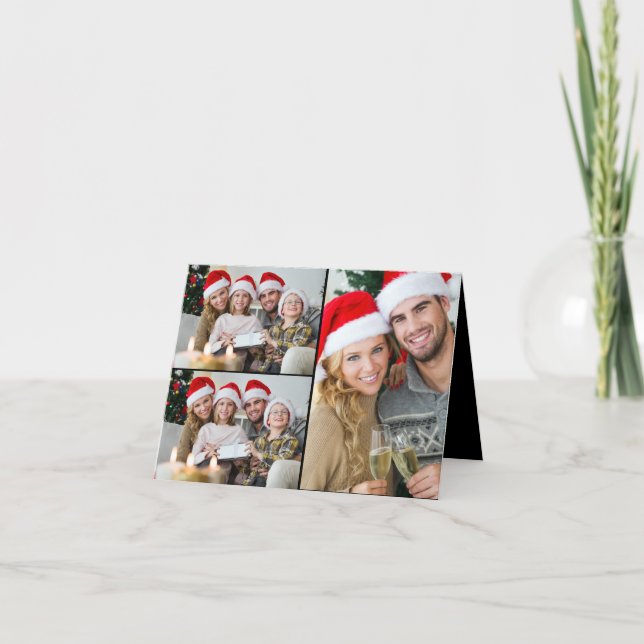 Designa Din Egen 3 Fotosammanställning Helgkort (Framsida)