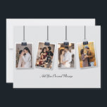 Designa din egen 4-foto collage kort<br><div class="desc">Anpassa din fotografering. Du kan göra denna anpassade produkt för speciella tillfällen som bröllop,  födelsedagar,  jul,  helgdagar,  minnesstunder,  examen,  årsdagar och mer. Det kan också ges som en present till din bästa vän,  nära vän,  familj och släktingar.</div>