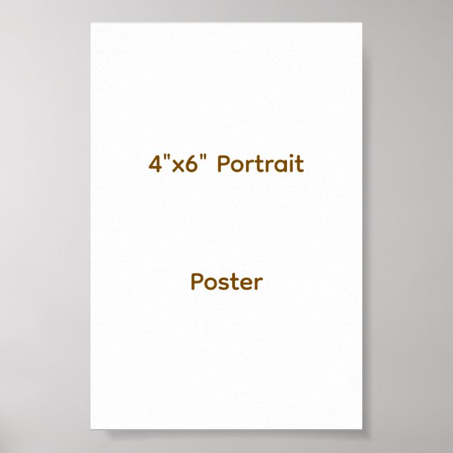 Designa din egen 4"x6"  poster (Framsidan)