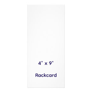 Designa din egen 4" x 9" reklamkort