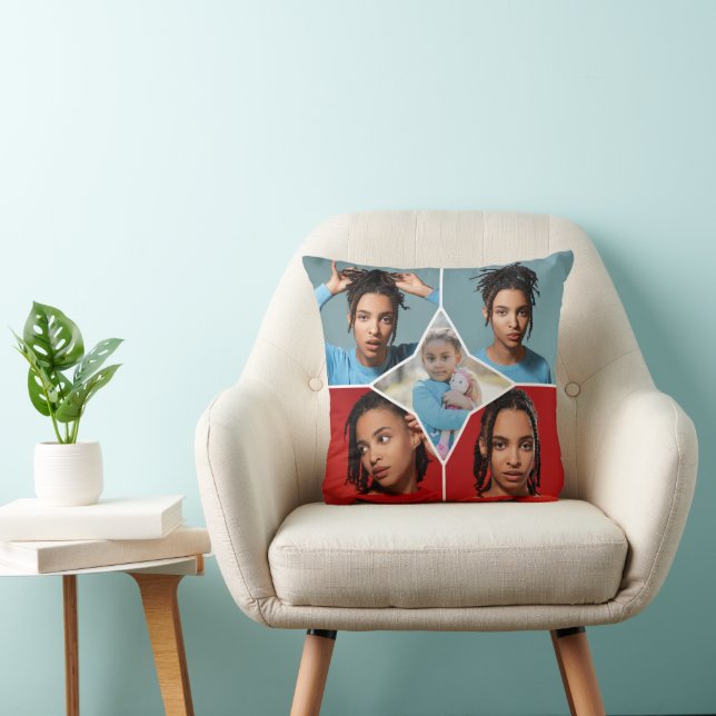 Designa Din Egen 5 Fotosammanställning Kudde (Stol)