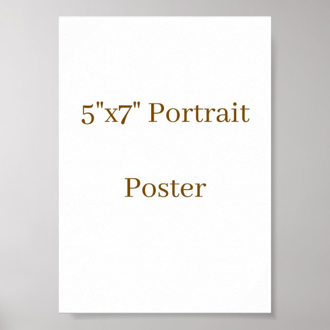 Designa din egen 5"x7" poster (Framsidan)