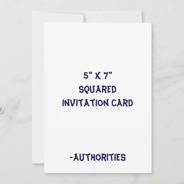 Designa din egen 5" x 7" rutad inbjudningar (Framsida)