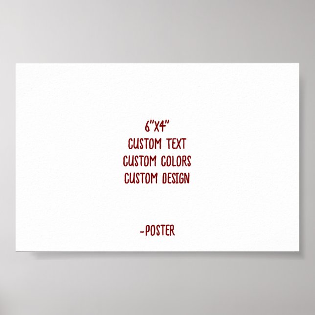 Designa din egen 6"x4" Matt Poster (Framsidan)