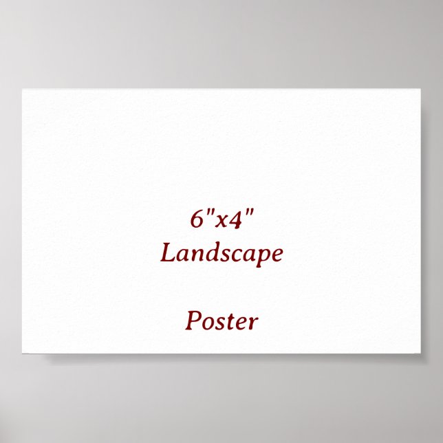 Designa din egen 6"x4" poster (Framsidan)