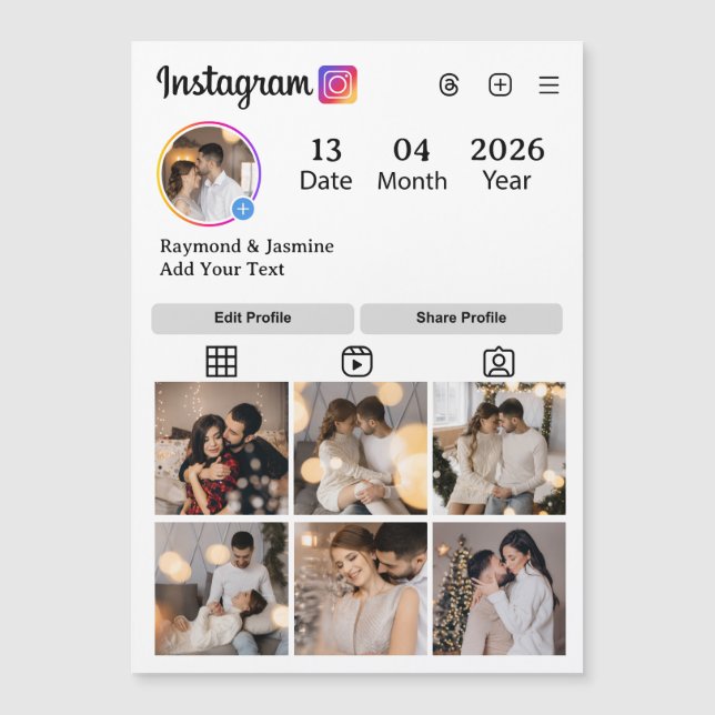 Designa Din Egen 7 Fotoskollage (Framsida)