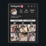 Designa Din Egen 7 Fotoskollage<br><div class="desc">Designa ditt 7-fotos kollage med ett gränssnitt i Instagram-stil! Byt enkelt ut bilderna med dina favoritbilder i 6 anpassningsbara ramar och 1 profilbild. Detta är perfekt för att dela minnen,  berätta en historia eller skapa ett stilrent visuellt rutnät – allt i en layout som är redo att publiceras.</div>